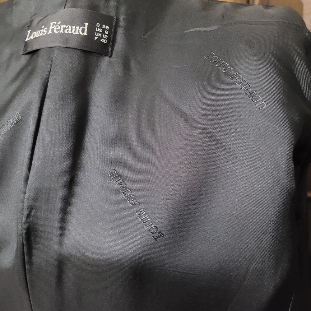 Louis Feraud Double Breasted Wool Coat - Picture 7 of 12